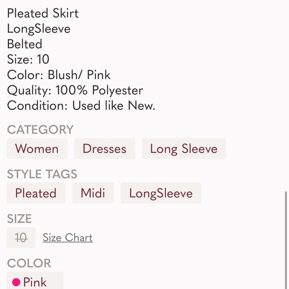 VTG mauve midi dress szS/M 70s In The Mood pleated secretary lace office vintage - Picture 10 of 10